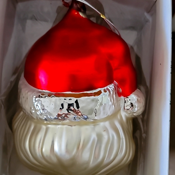 Kurt S. Adler *Vintage* *Retired* glass 8-9" SANTA ornament.  (543) - Picture 4 of 4